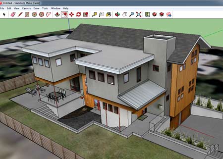 планировка дома Google SketchUp планировка дома Google SketchUp